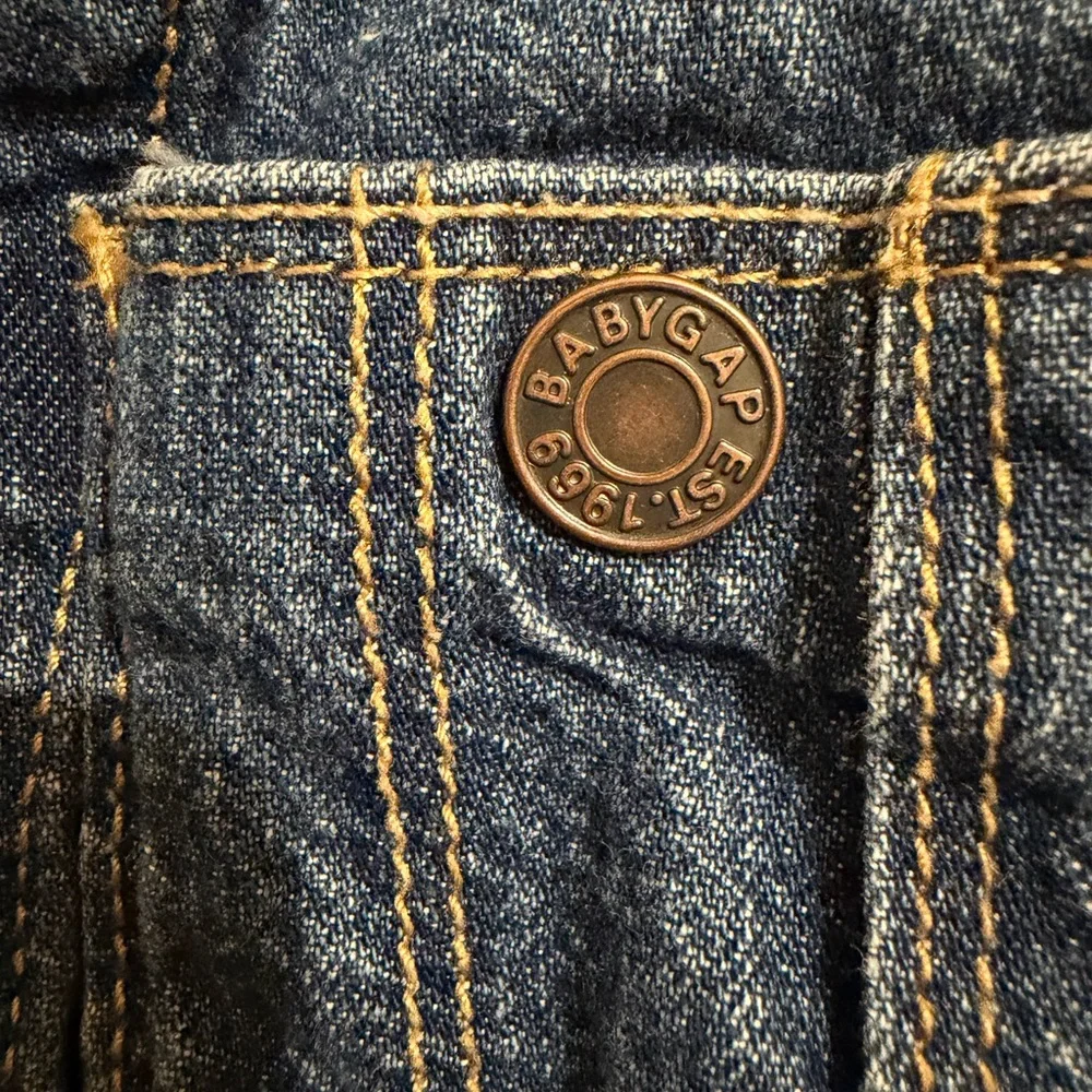 Gap denim kids button jacket